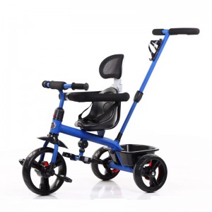 3 wheels children tricycle with pushbar BY885