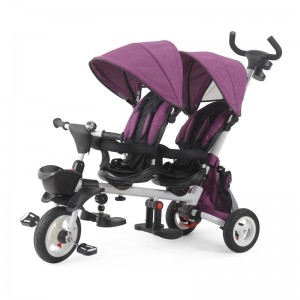 Twins tricycle for two kids JY-B57
