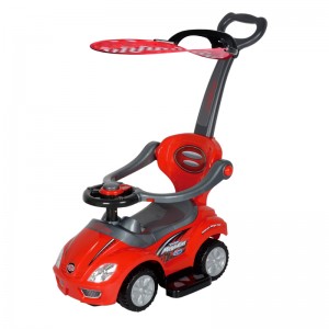 foot to floor push car with removable canopy 381C