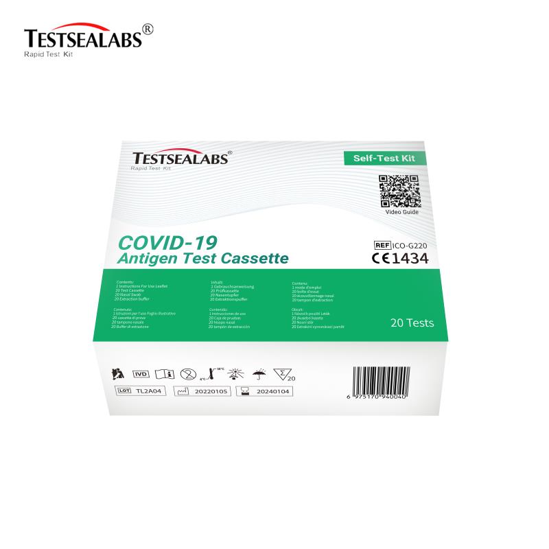 Testsealabs Covid-19 Antigen Home Test Self-Test Kit Featured Image