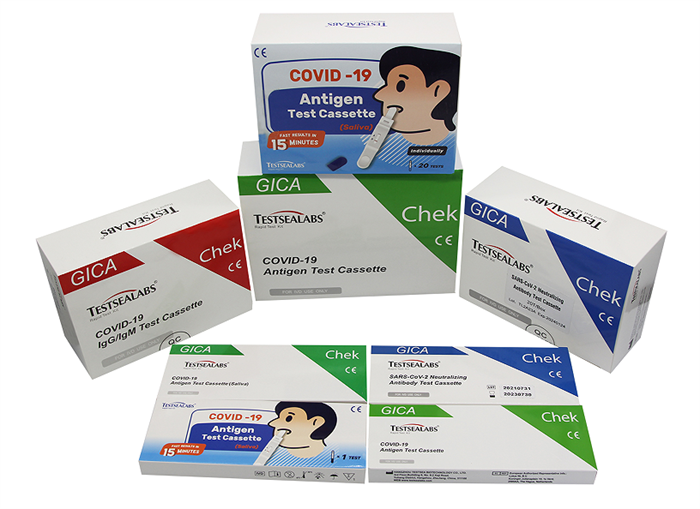 Antigenski test Testsealabs® COVID-19, ki ga je odobrila filipinska FDA