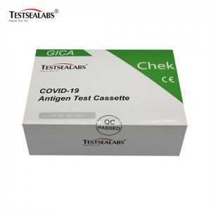 Testsealabs Covid-19 Antigenoaren Test kasetea