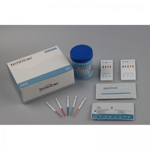 Rapid Test Drug of Abuse(Narkoba) Multi-Drug 7 Drug Screen Urine Test Dip Card(AMP/MOP/THC/MET/COC/BZO/MDMA)