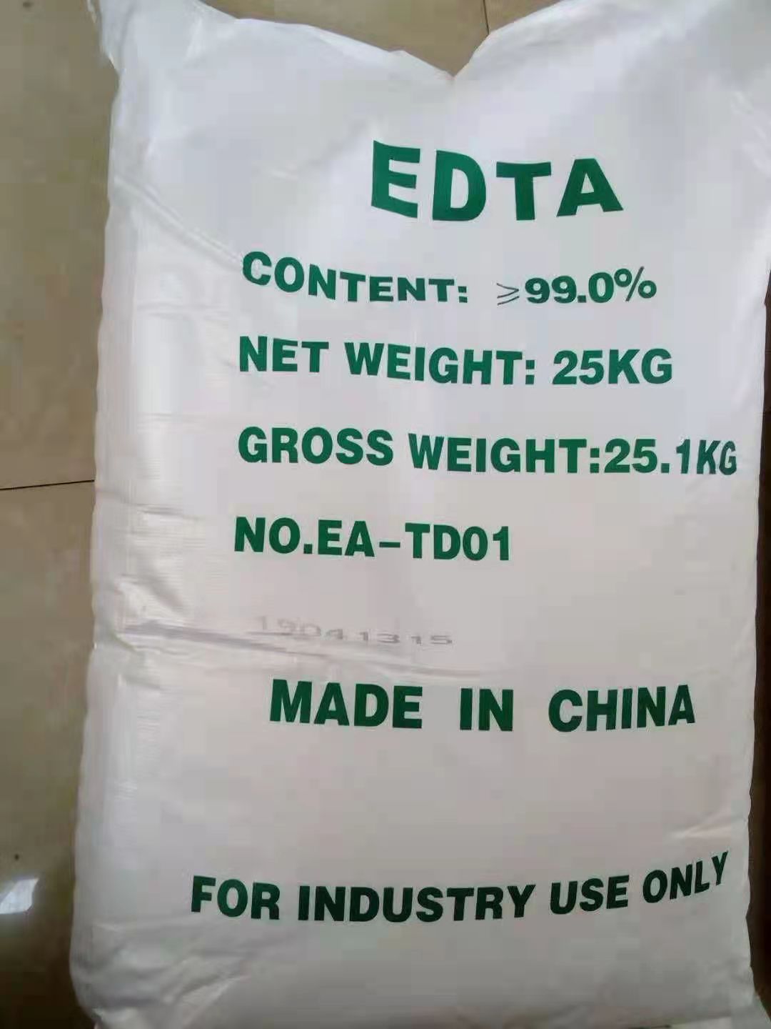 EDTA er mikilvægt fléttuefni