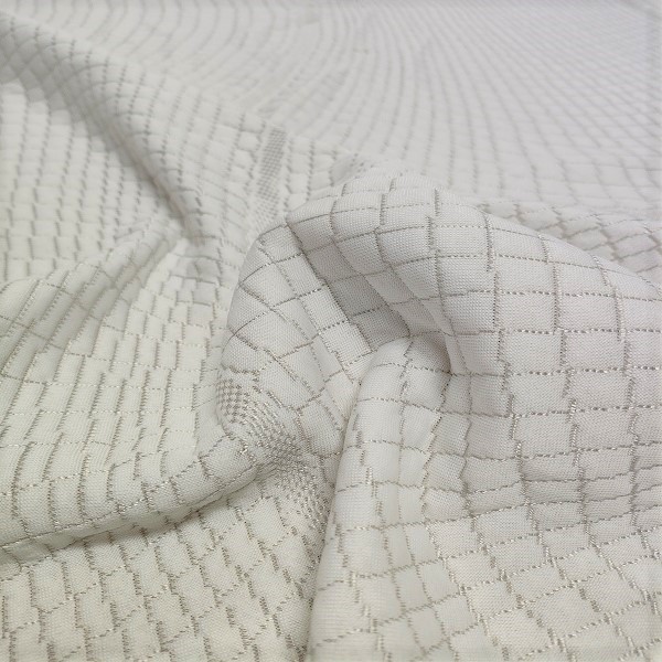 Home Textile 100%polyester 2022 new patterns geometric figure knitted fabric for mattress Featured Image