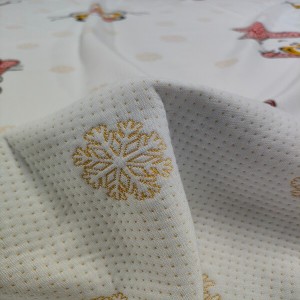 Children design baby design series mattress fabric 100%polyester anti-bacterial anti-mite