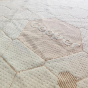 natural Anti-bacterial copper mattress knitted fabric China Manufacturer