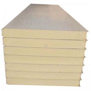 Manufacturer of Foam Core Panels - Online Exporter 40kg/M3 Density Heat Insulation PU (Polyurethane) / PUF Sandwich Panel – Tianjia