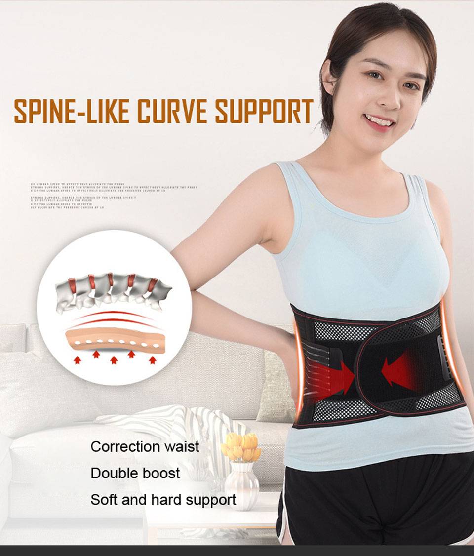 OEM China Elastic Knee Brace - Adjustable waist shaper compression strap WS-07 – Honest