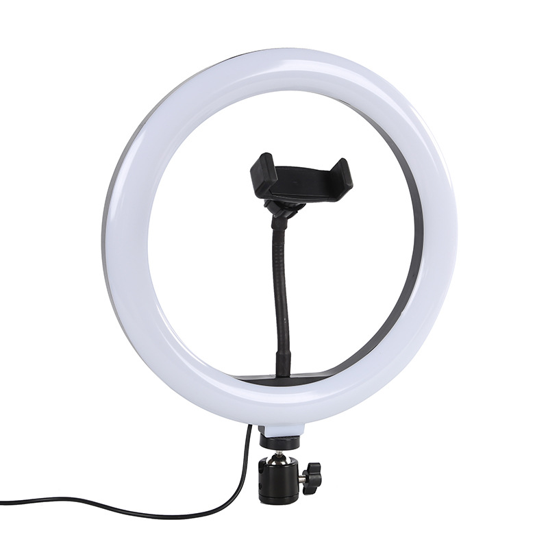 Hot-selling Small Work Light - Led ring light 3 Modes Adjustable Cellphone Floor Tripod Live broadcast bracket Makeup Circle fill light 10 inch Selfie beauty R1 – Honest
