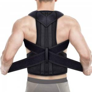 Corrector de postura ajustable Soporte de espalda Hombro Lumbar Brace WS-15