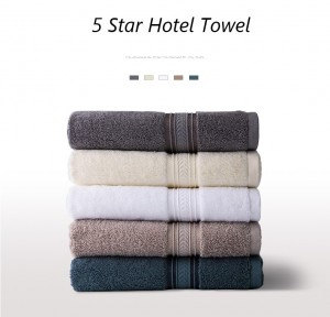 Mahumok nga 100 Cotton Baths Towels High Quality 100% cotton hand towel nga binordahan para sa fivestar hotel CM1