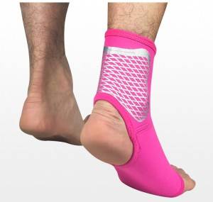 Supporto per caviglia elastico sportivo regolabile traspirante AS-06