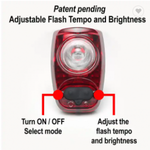 USB Rechargeable LED Bicycle Bike Cycling Rear Tail Light 6 Modes Lamp light led tail red