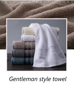 Miękkie 100 bawełnianych ręczników kąpielowych Wysokiej jakości 100% bawełniany ręcznik do rąk haftowany dla pięciogwiazdkowego hotelu CM1