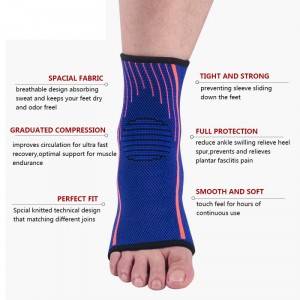 ADJUSTABLE SPORTS ELASTIC ANKLE SUPPORT BRACE AS-07