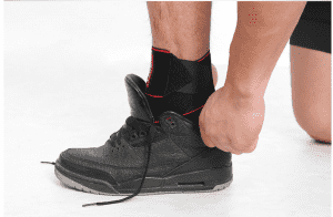 Ankle Brace Compression Strap Sleeves ຮອງຮັບ 3D Weave Elastic Bandage AS-12