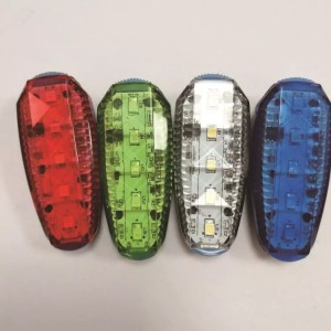 USB Safety Warning Night Light Bike Light LED Backpack Lamp Mini Bicycle Tail Light with Clip B59-B
