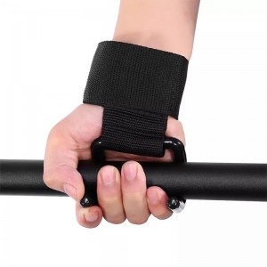 Wrist Support Hook Pull-Up Auxiliary Belt Horizontal Bar Gloves Fitness Men’S And Women’S Hard-Pull Grip Wrist Pull-Assist Belt KP-14