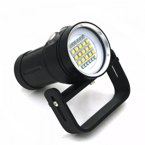 Hot Style Waterproof Video Photography Underwater Canister Diving Headlamp Torch Flashlight diving flashlight D26