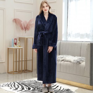 Men Winter Plus Size Long Coral Fleece Bathrobe Kimono Warm Flannel Bath Robe Men Cozy Robes Night Sleepwear Women Dressing Gown T2