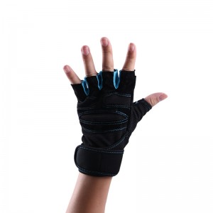 Wholesale Men’S And Women’S Fitness Gloves Half Finger Breathable Non-Slip Weightlifting Hand Guard Dumbbell Equipment Training KP-10