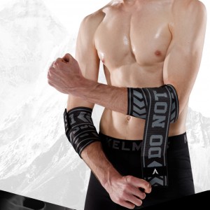 Men Bandage Gloves Protective Gear Weightlifting Sports Booster Belt Elbow Bench Press Slingshot Strength Weightlifting Fitness KP-12