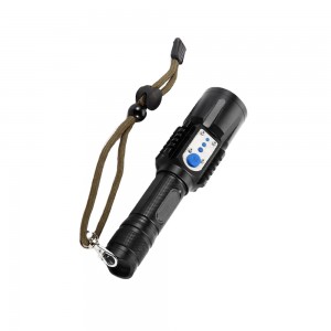 Wholesale Waterproof 18650 Battery T6 USB Rechargeable 18000 Lumens Swat usb led flashlight H52