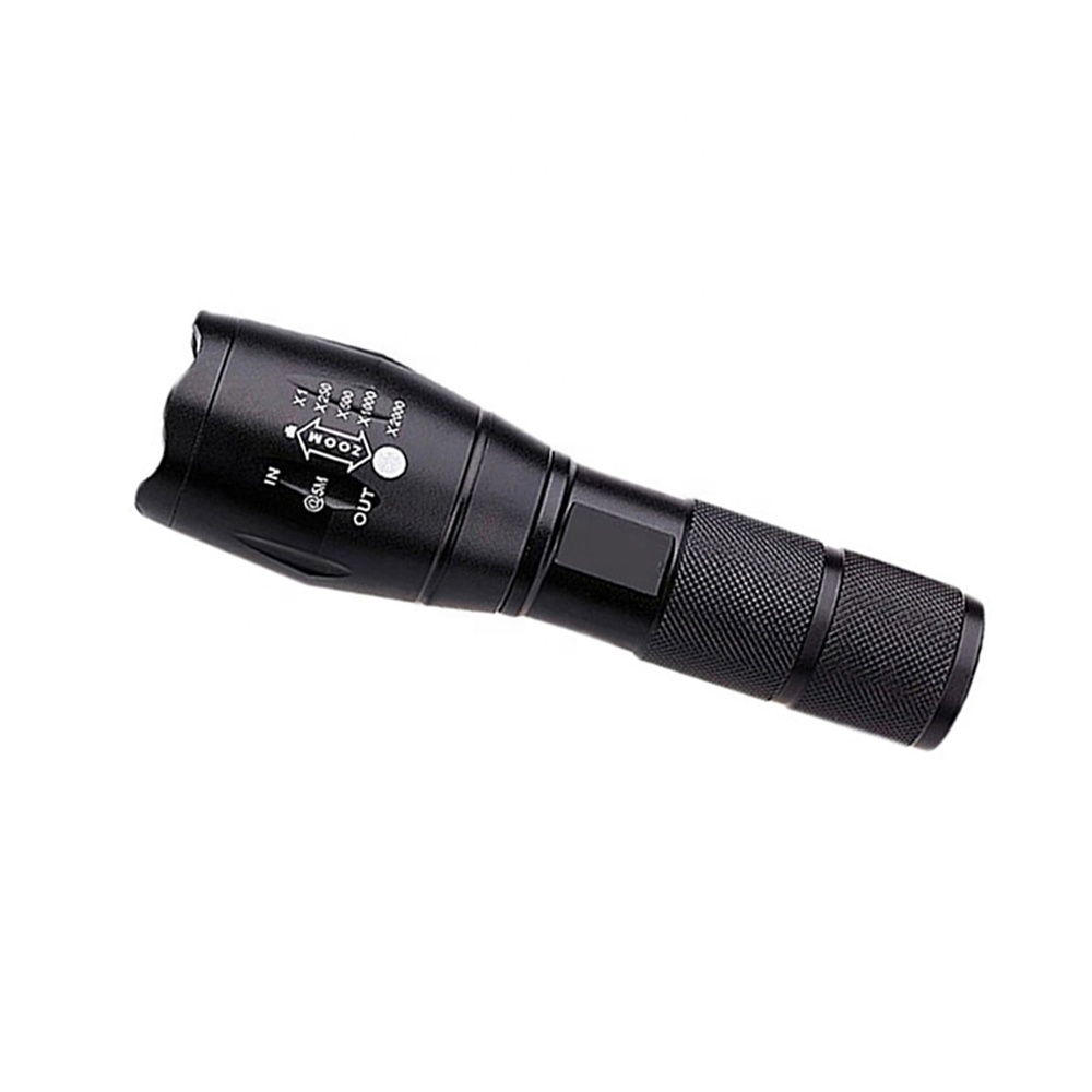 Factory Telescopic Zoom Strong Light Multifunction Dimming Light Waterproof rechargeable fireman torch