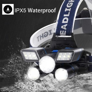 Outdoor Emergency High Power 30W Head Light 3500 Lumen COB Flood Lights USB Rechargeable LED Headlamps Waterproof HL62