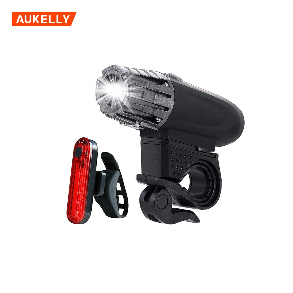 Waterproof Cycling Light Built-in Battery Headlight Front And Back lamp bicycle lights usb led rechargeable Mount Bike Light set B3-6