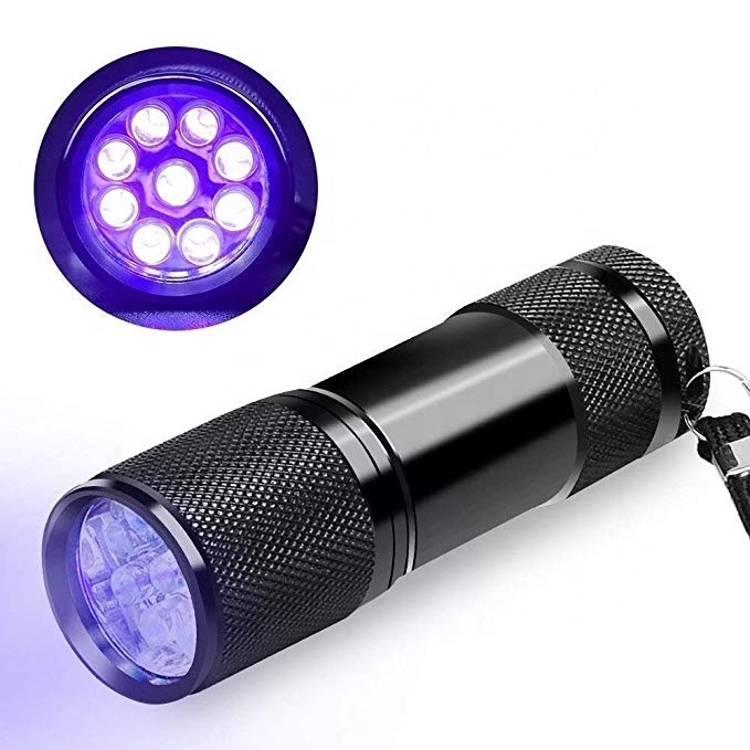 395nm 9 LED UV baterka H68 s detektorom moču domácich zvierat Scorpion