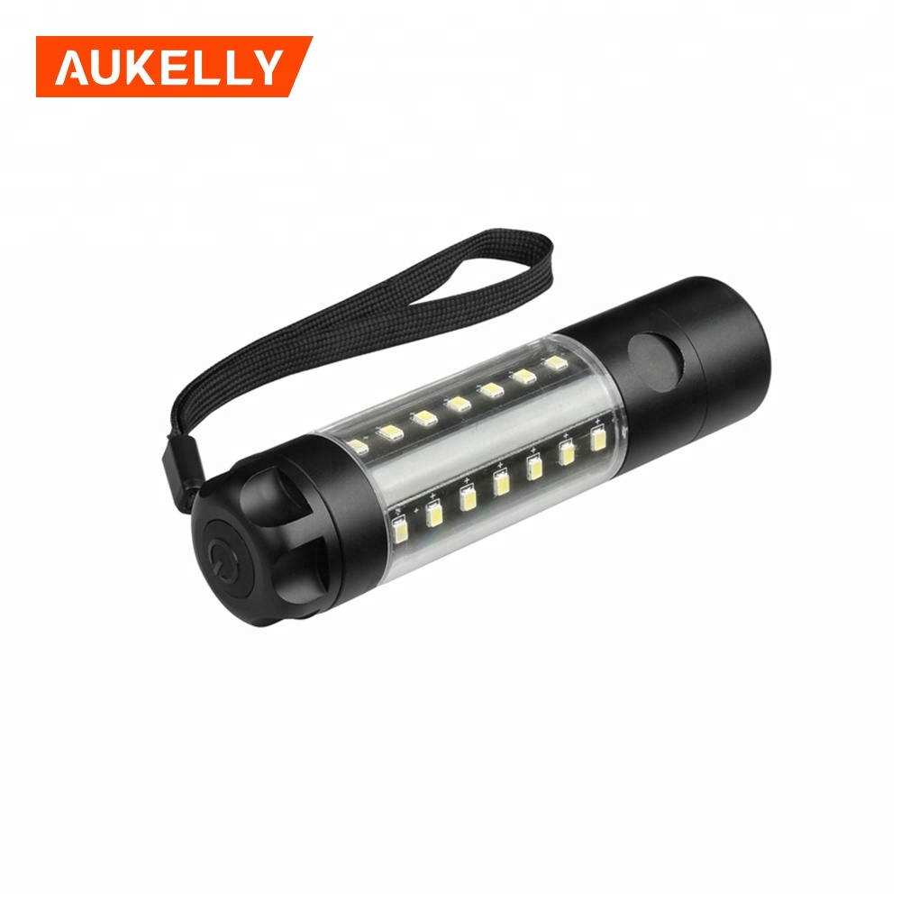 Super Bright LED Mini flashlight 360 Degree Lighting Rechargeable 6 Mode Lantern T6 COB Waterproof Portable Torch