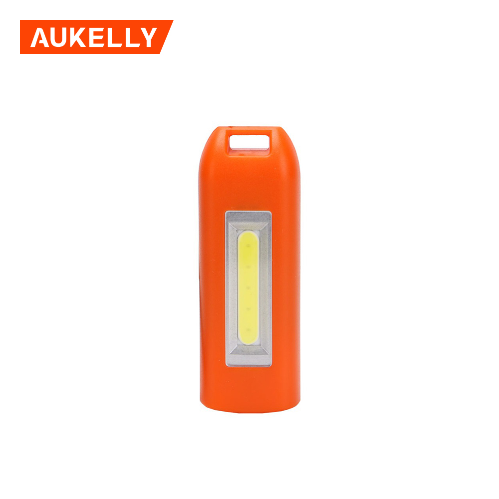Mini USB Rechargeable Pocket Flashlight COB LED Keychain Light
