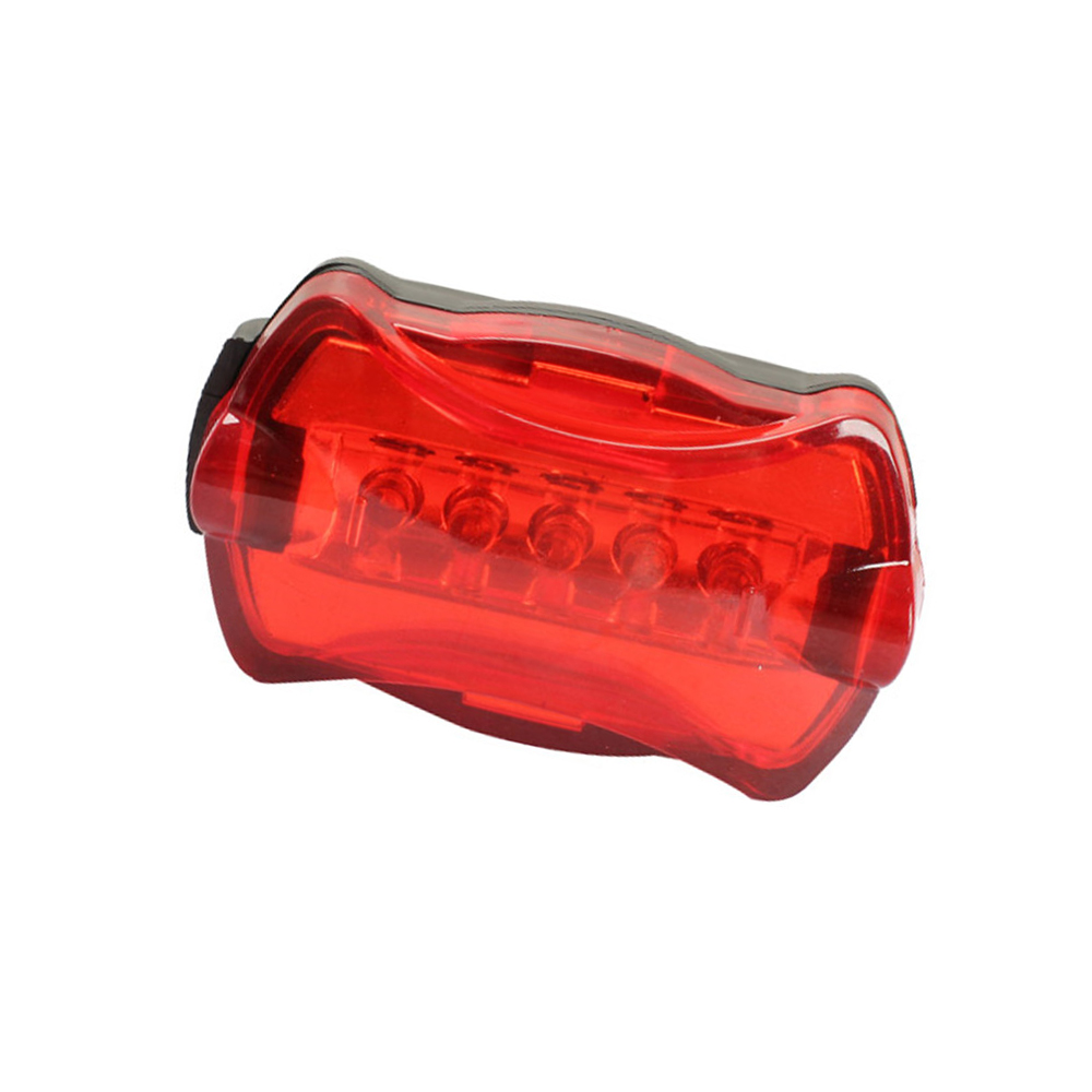 New Arrival China  Faro Orientabile Per Auto  - outdoor flash strobe Bicycle Rear lamp Dry Battery 5 LED safety Warning Road MTB Back lights taillight Bike Tail Light B44 – Honest
