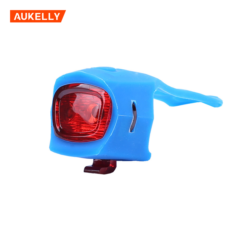 Mini waterproof LED warning mountain bicycle front rear taillights silicone bike light B164