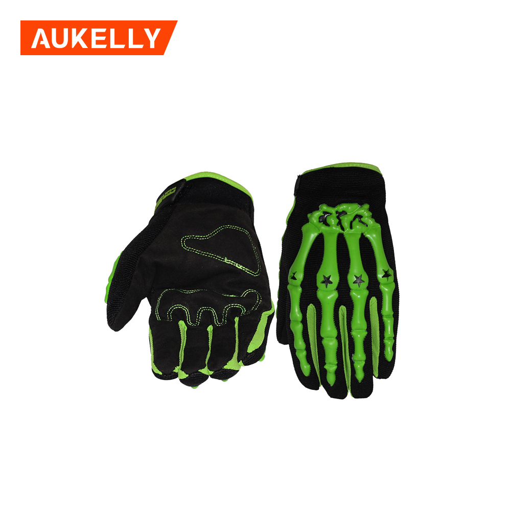 BIKER Skull Style Motocross Off Road Racing Gloves Motorcycle Riding Gloves MTB Bike Bicycle Cycling Full Finger Luva B-G28