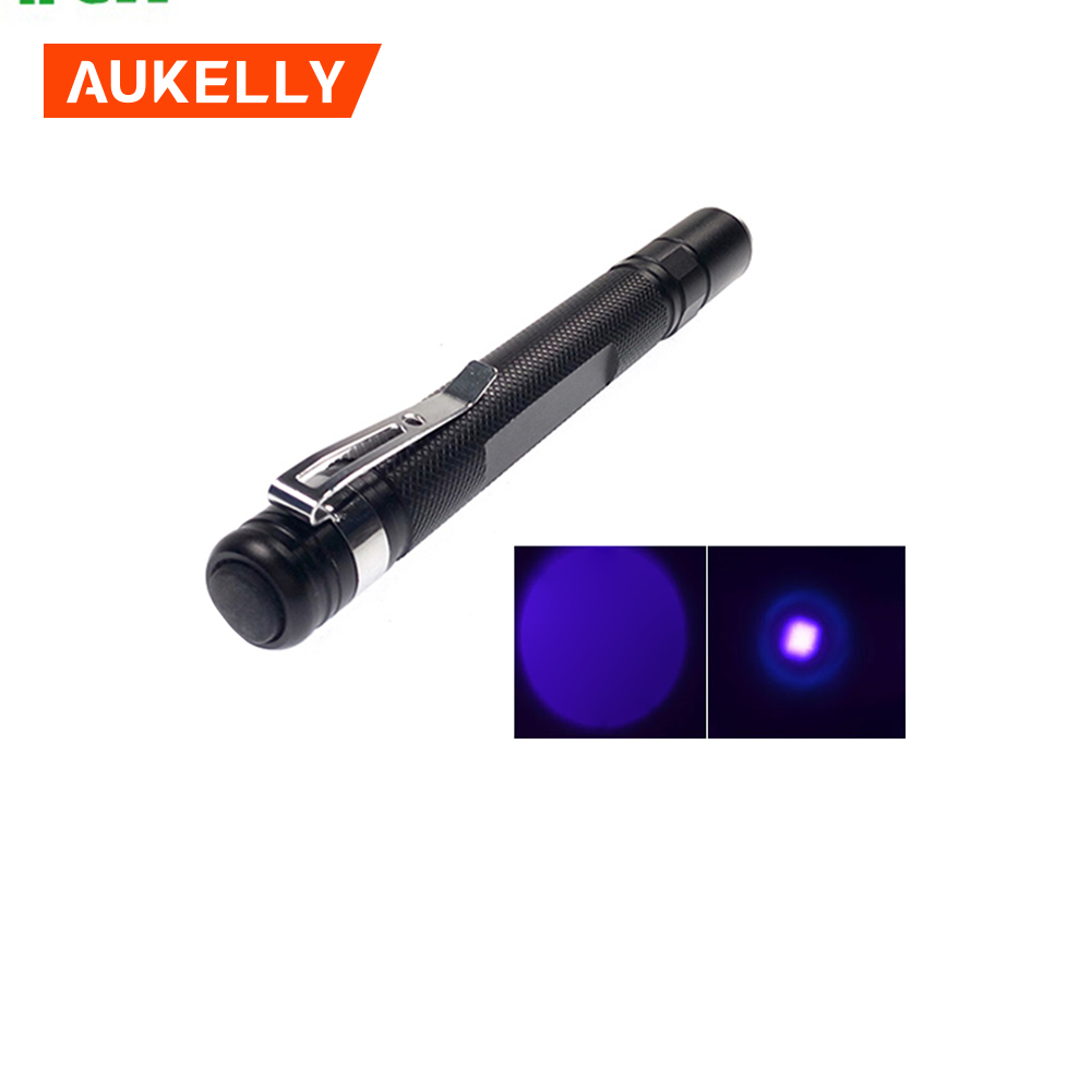 Aukelly Ultraviolet Light Torch Blacklight LED uv pen light