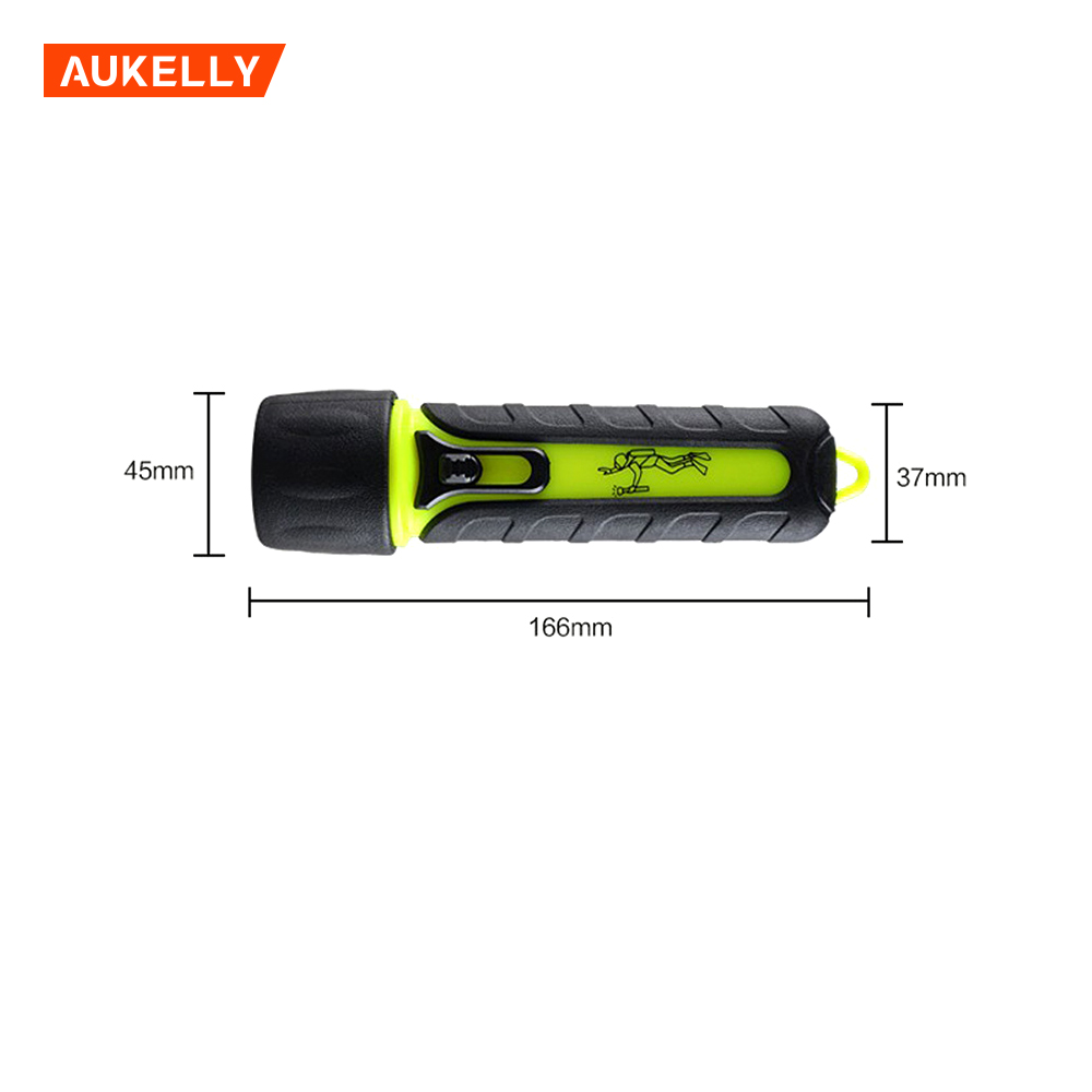 30 Meters AA battery Submarine Scuba Dive torch LED Waterproof Diving Lamp Tail Rope Underwater Flashlight D17