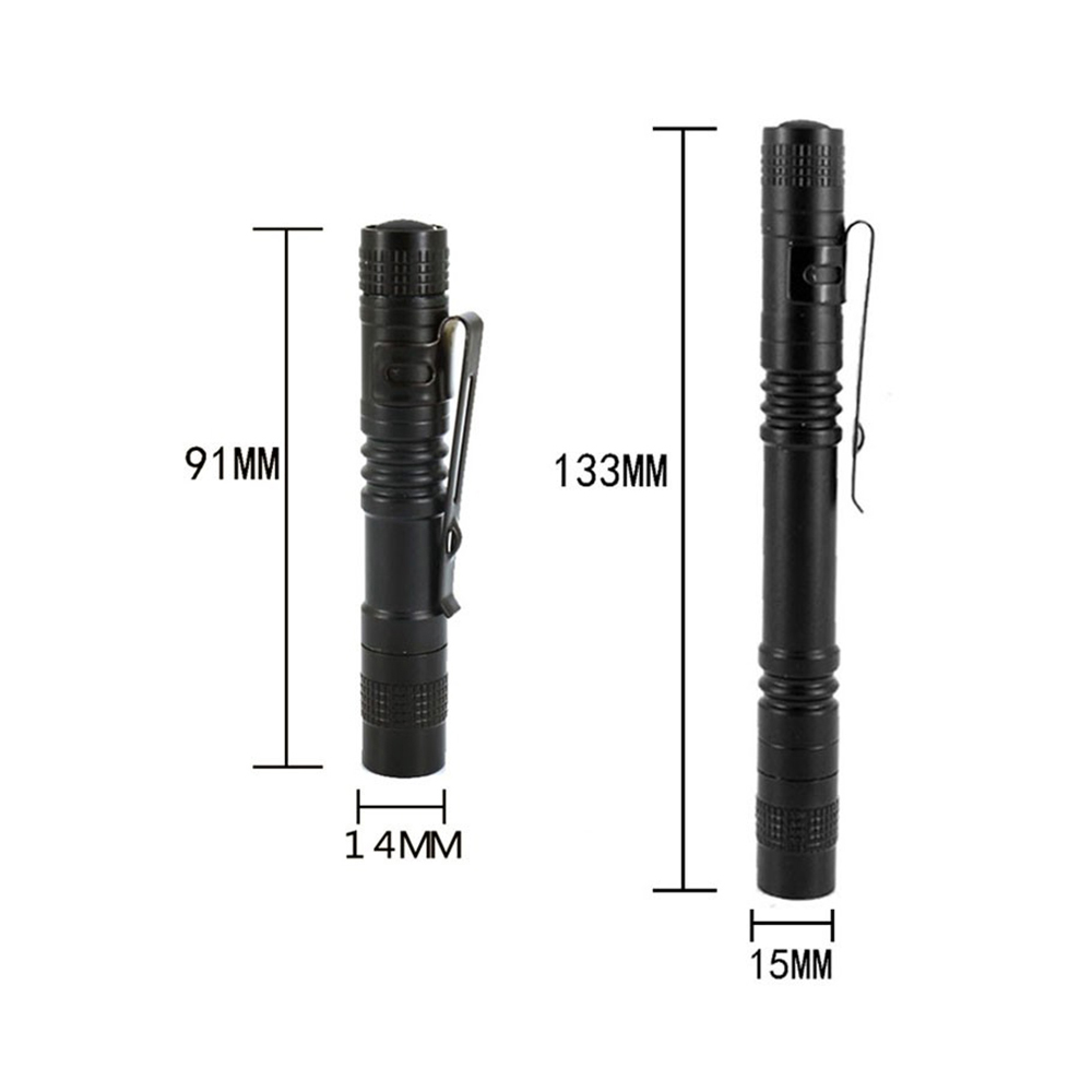 Mini LED Pocket high quality Caplamp Torch 2*3A Pen Light Flashlight
