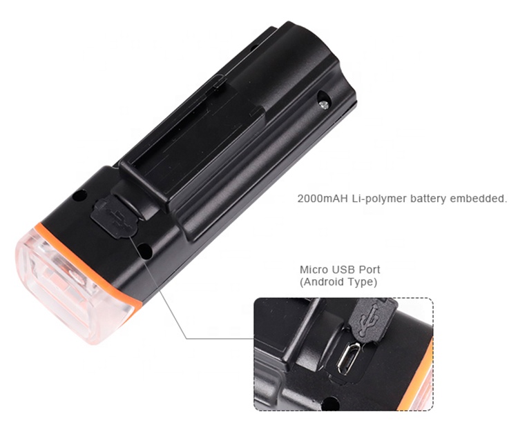 Duitsland STVZO StandardBike Induksie Fiets Helder Voorlig USB Laai Flitslig Fietsry Waterdigte Toorts Fiets Hooflig B31