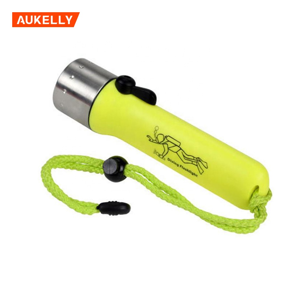 Professional Waterproof ABS LED Diving Flashlight 4*AA 800lm Q5 Diving Torch lantern Underwater Lights LED Submarine Light D9