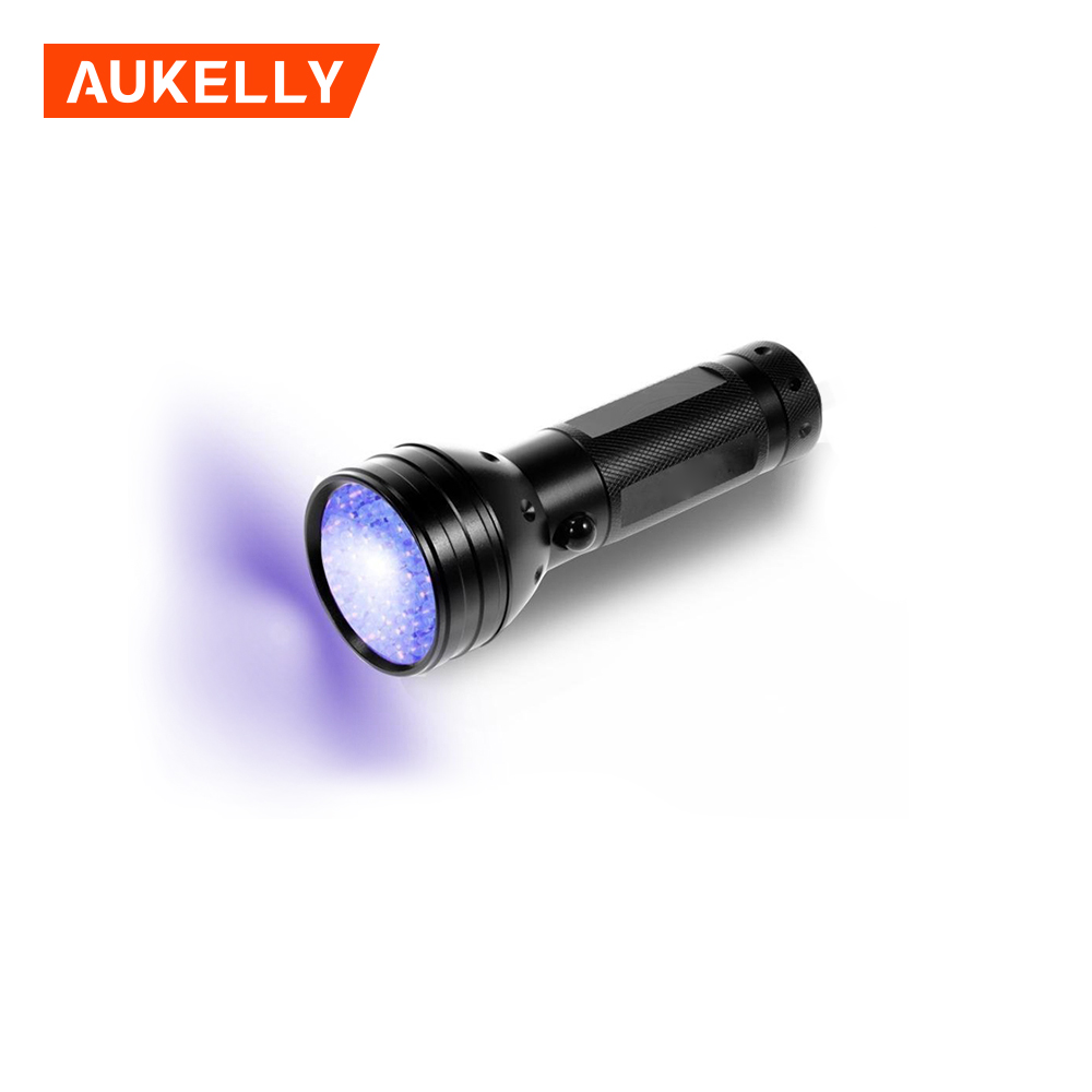 Best Selling 51 LED Ultraviolet 360nm to 400nm AA Battery Amber Detector UV Flashlight