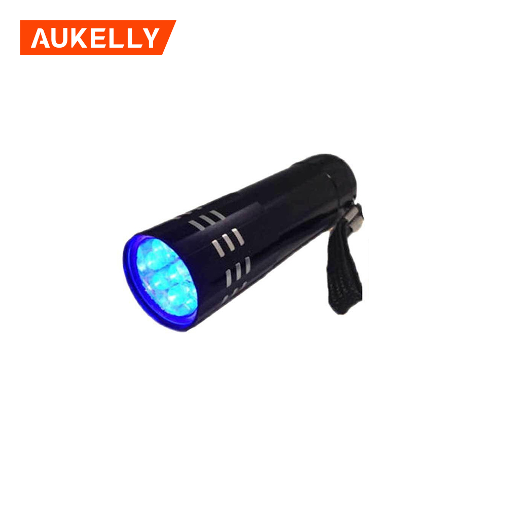 Aukelly Cheap Price Portable Pocket Customized Mini Flashlight Aluminum uv flashlight black light