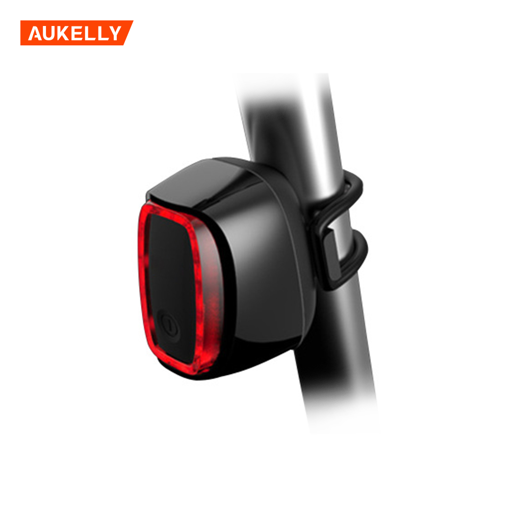 USB charging mountain bike night lights led smart warning bicycle rear brake light 216