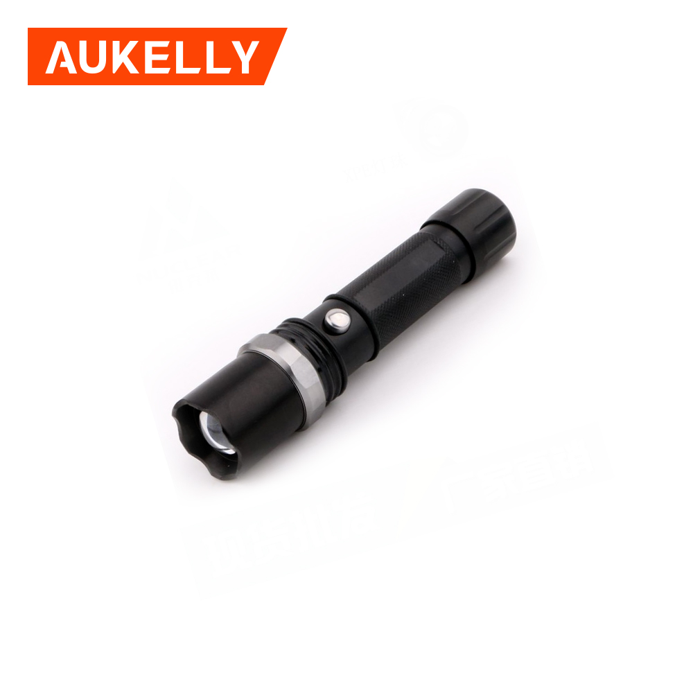 300 Lumens XPE Torch Light Emergency Portable Waterproof Aluminum Zoom 3W LED Police Tactical Flashlight