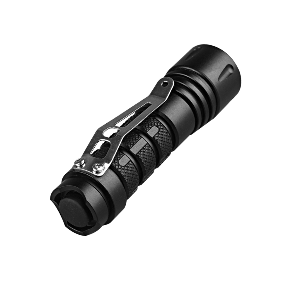Aluminum alloy 14500 battery Zoom focus small led Hand torch lamp Rechargeable Ultralight flashlight With clip Mini-Taschenlampe