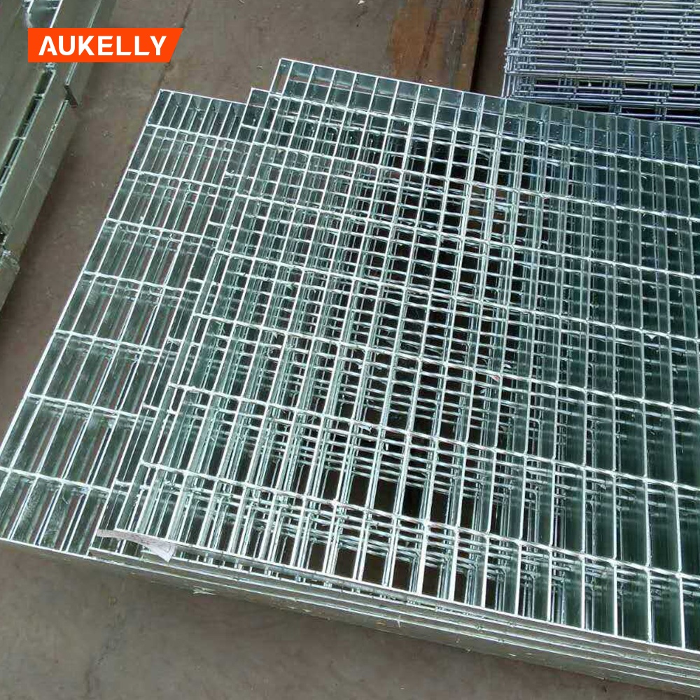 China mesh anti slip swimming pool grating galvanized electro forge steel small hole industrial electro galvanized steel grating