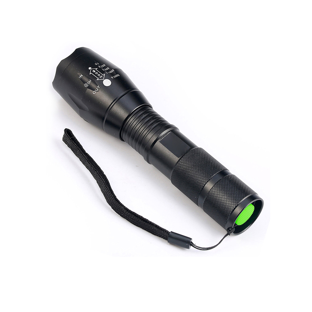 High-power 10W 5 modes rechargeable review professional top strongest tactical flashlight H8