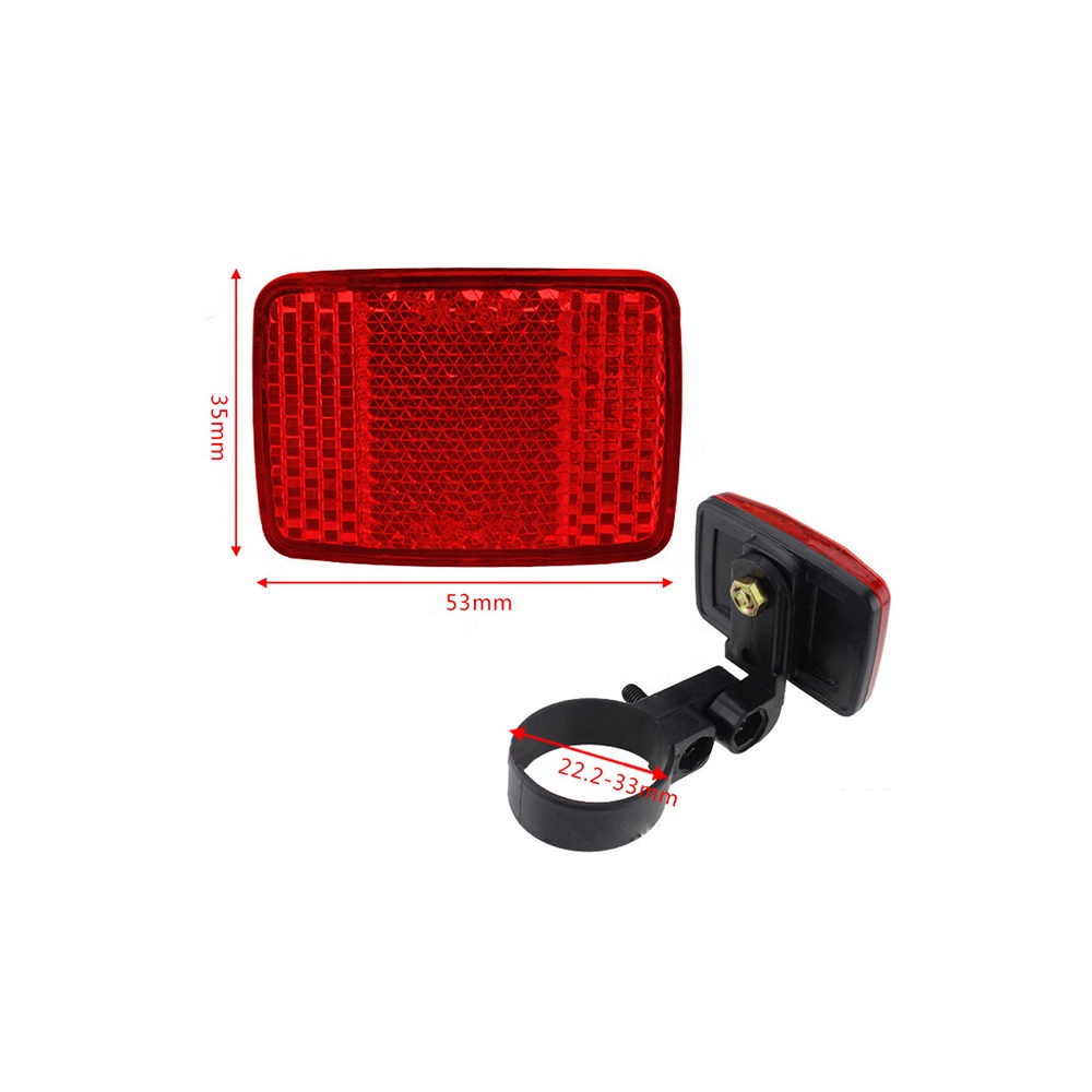 Bicycle accessories Handlebar Mount Safe Automatic Reflector Lens Front Rear Warning Riding Night light Red White bike light B83